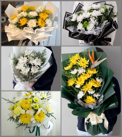 贵州六盘水水城县阿戛镇齐心村白事花束代送